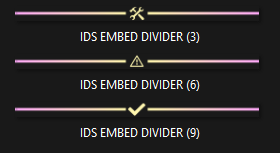 Pretty and Soft Embed Divider Bars product image (2)