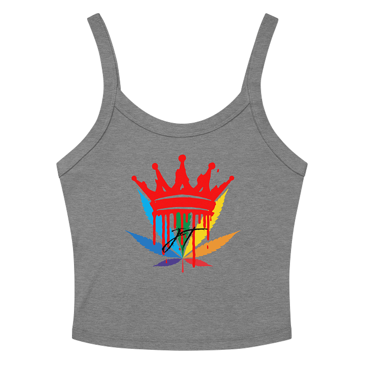 CannaQueen Women's Micro-Rib Tank Top product image (11)