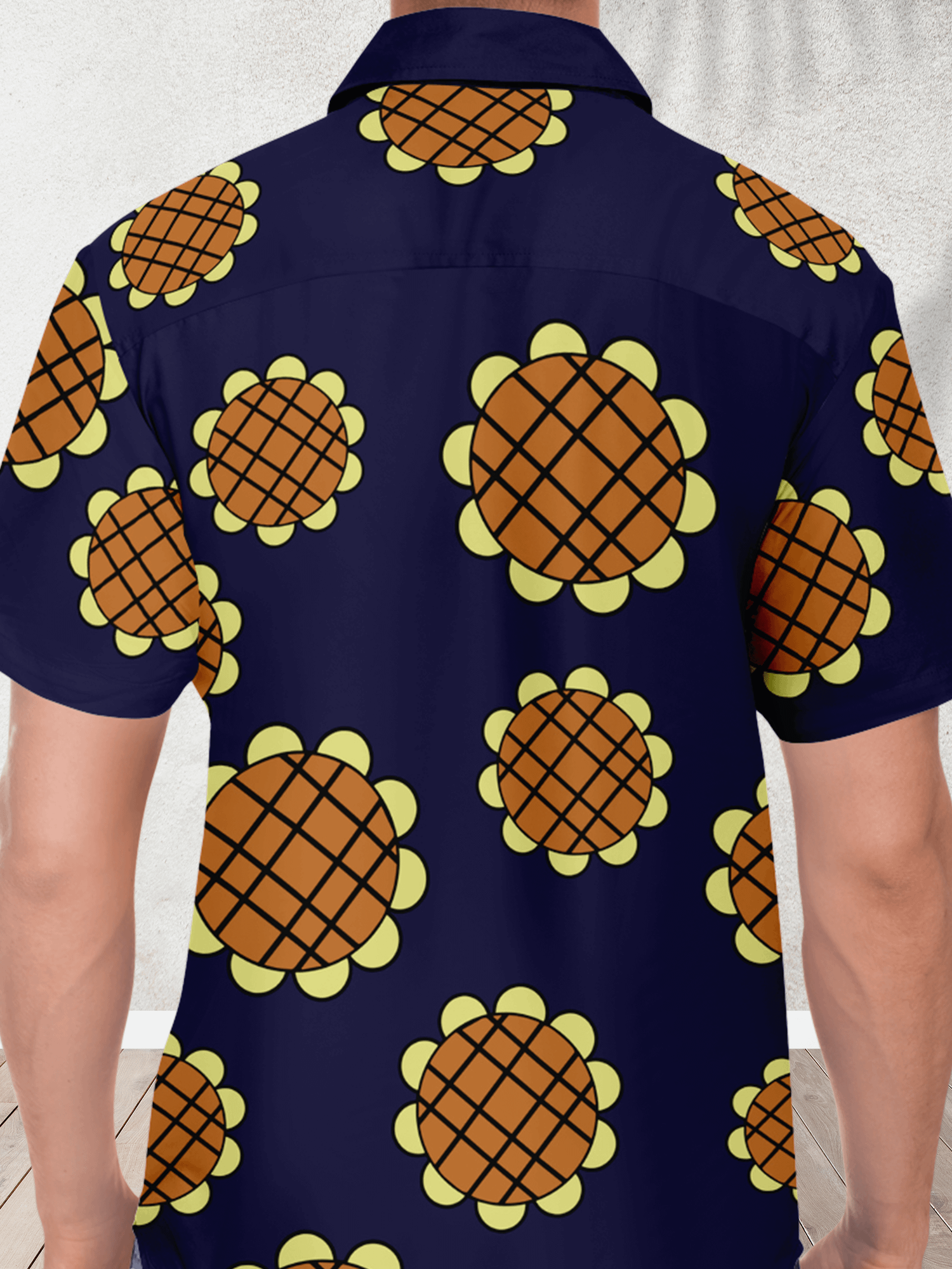 Dressrosa Arc Luffy Sunflower Hawaiian Shirt product image (2)