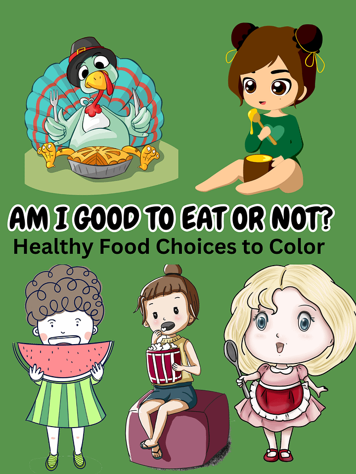 Am I Good to Eat or Not? Healthy Food Choices to Color product image (1)