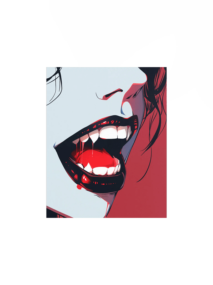 Vampire Fangs Matte Poster product image (4)