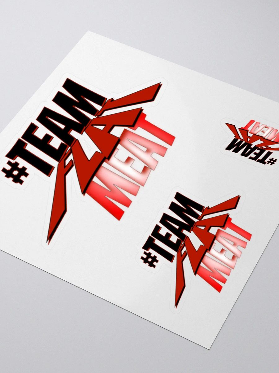 #TEAM FLAT MEAT Sticker Trio product image (7)