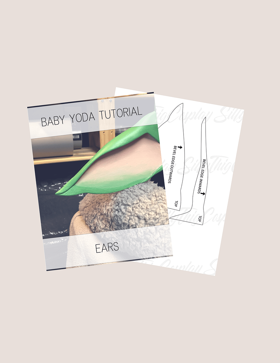 Baby Yoda Tutorial and Pattern (Ears Only) product image (2)