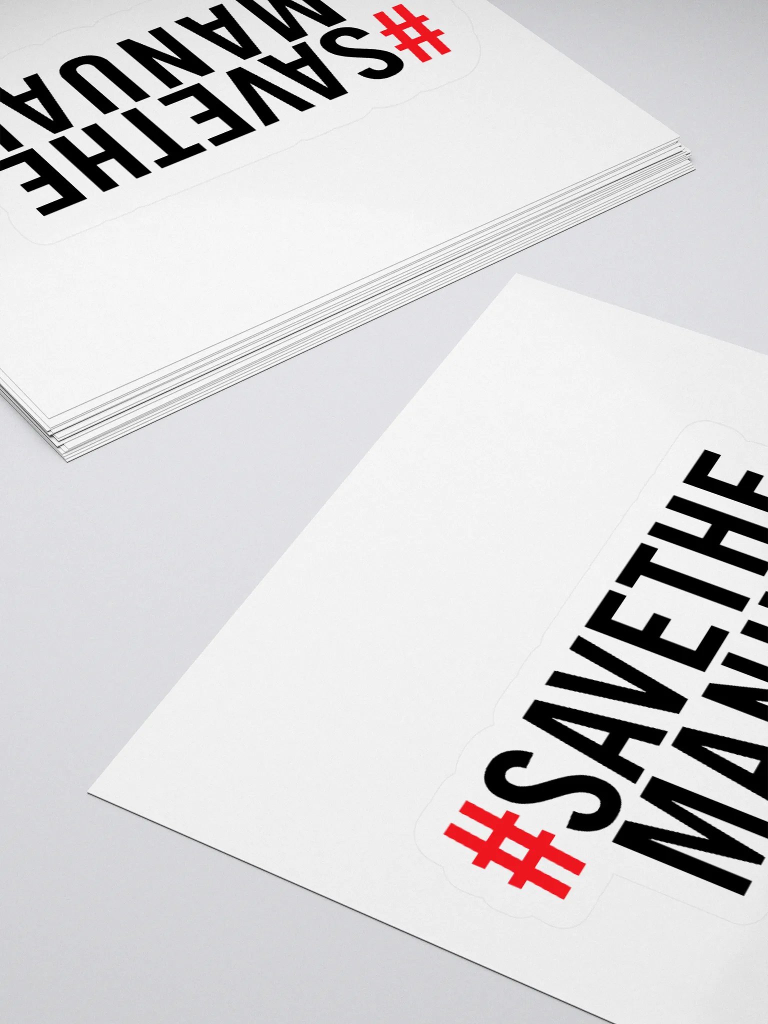 #SAVETHEMANUALS STICKER product image (4)