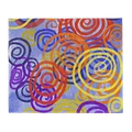 Colorful Spirals Throw Blanket product image (2)