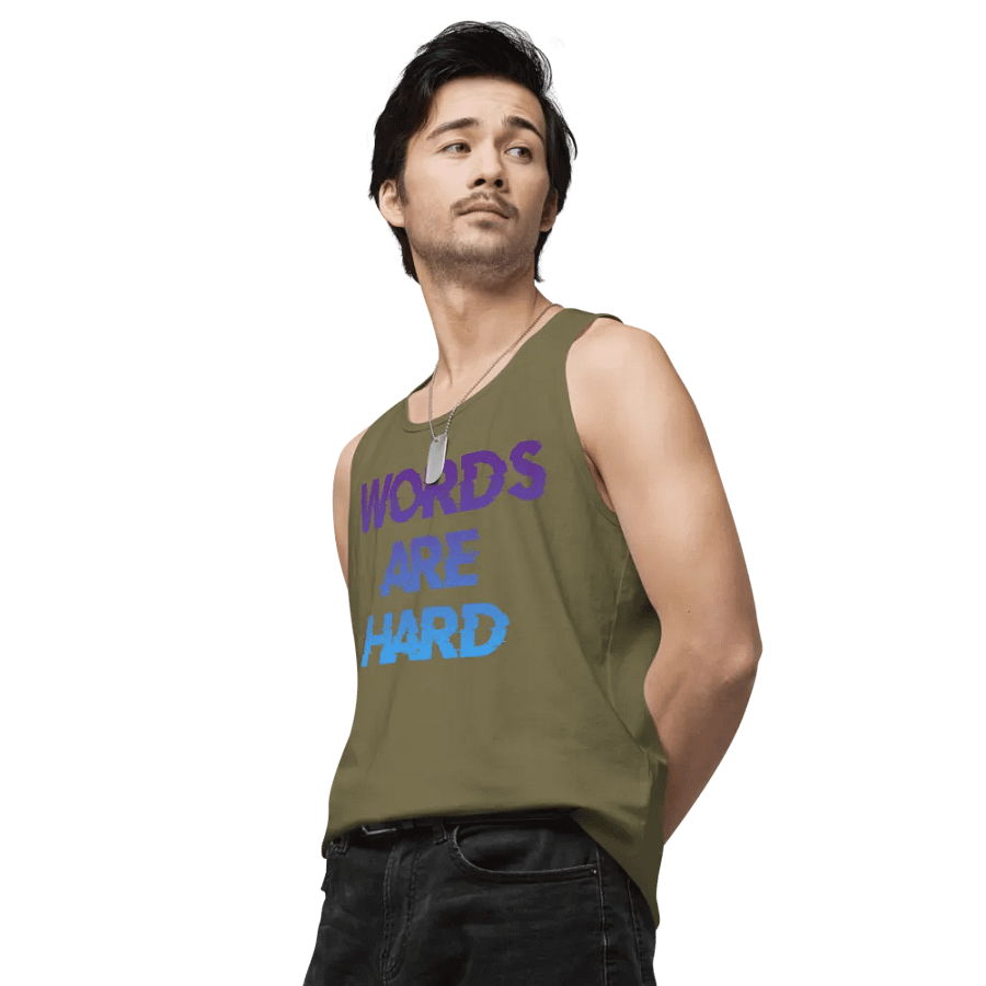 Words Are Hard Tank Top product image (4)