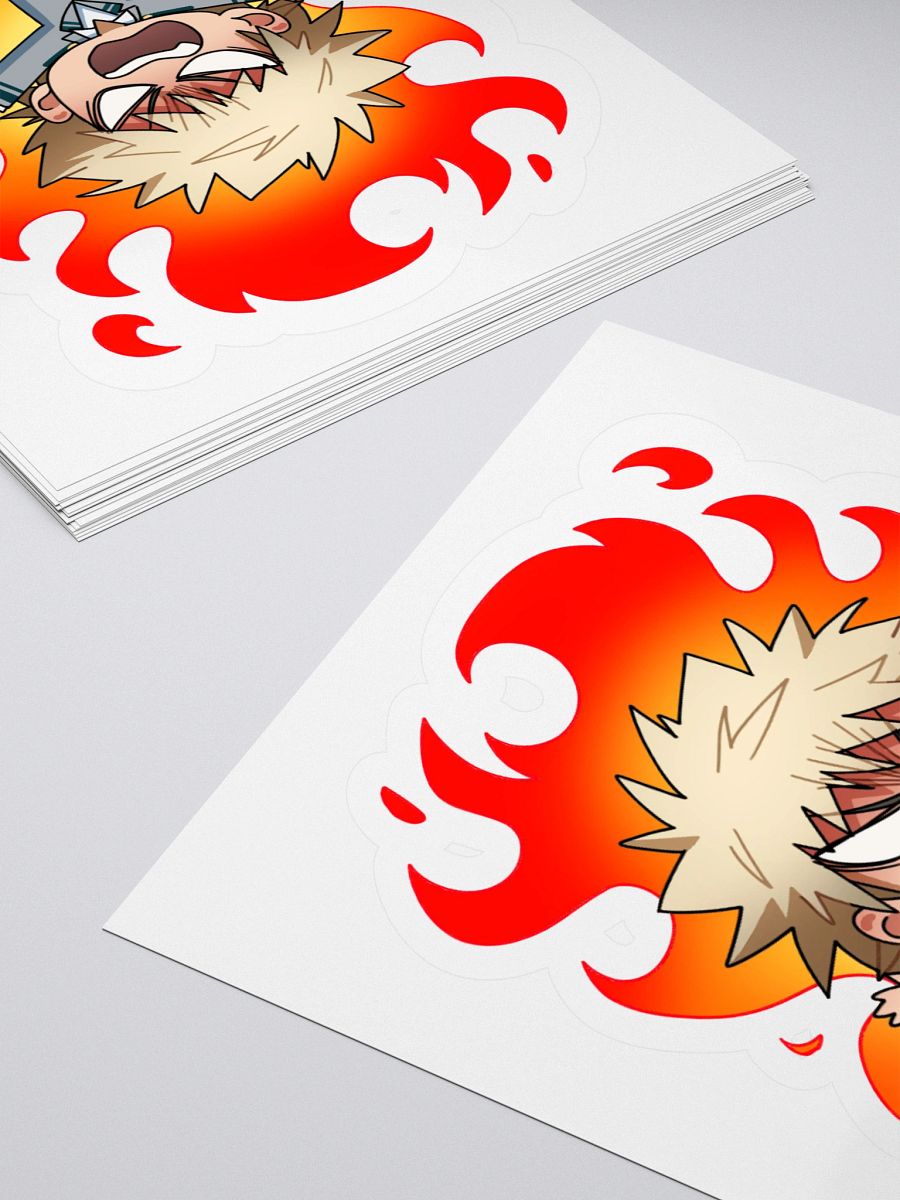Fiery Kiss Cut Sticker product image (4)