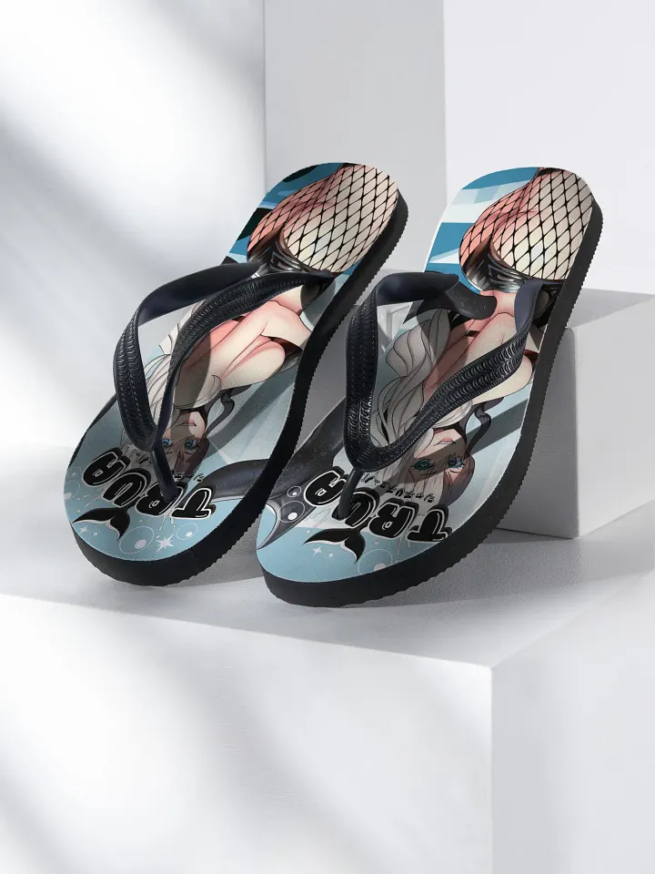 Orca Waifu Anime Flip-Flops product image (1)