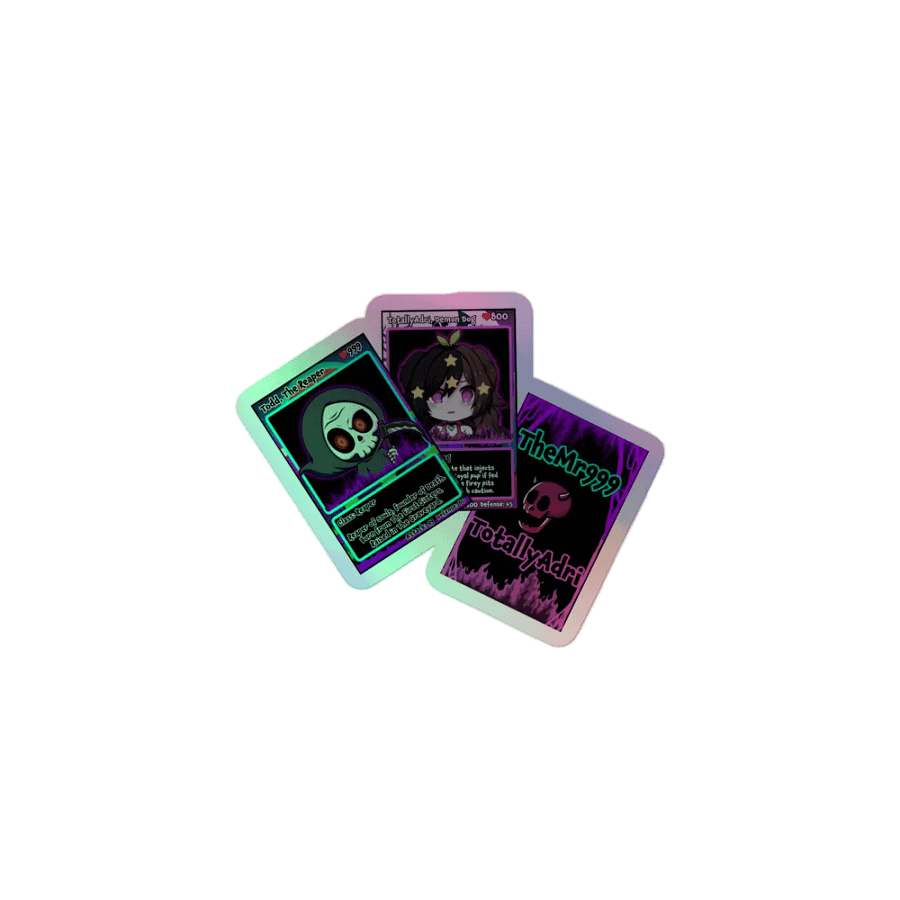 The Reaper & Demon Dog, Hell Cardz Collection Holographic Sticker product image (1)