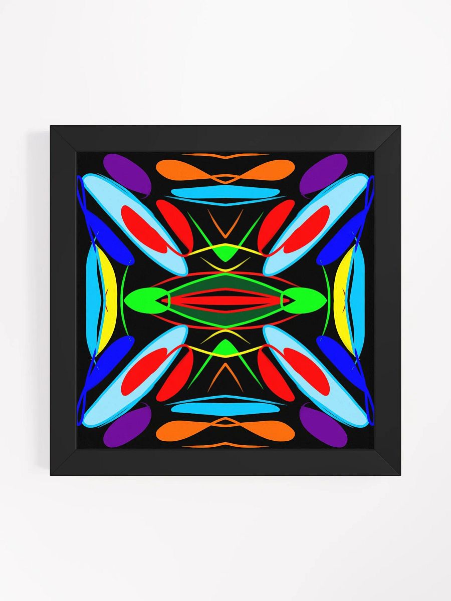 Symmetry in Color Framed Art Print product image (1)