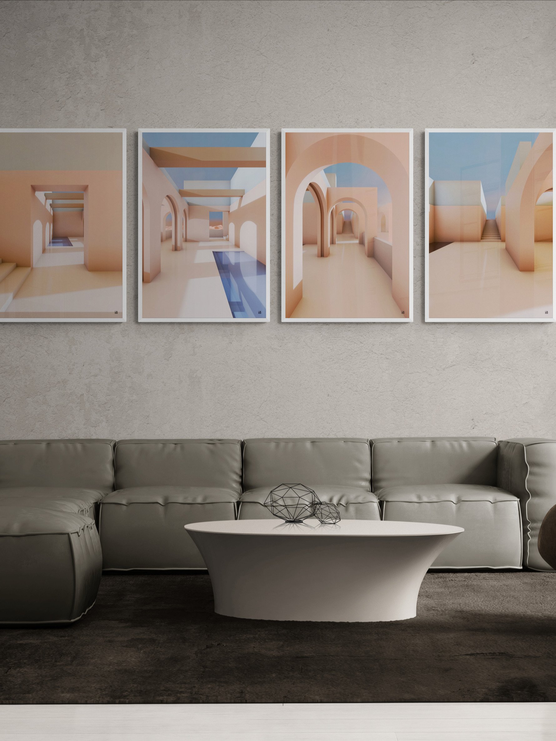 Architectural Landscape - Sand Palace 02 24"x36" product image (6)