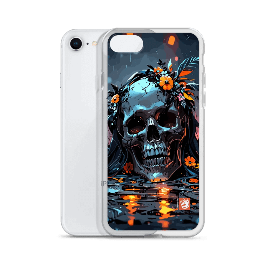 Dark Gothic Skull iPhone Case product image (2)