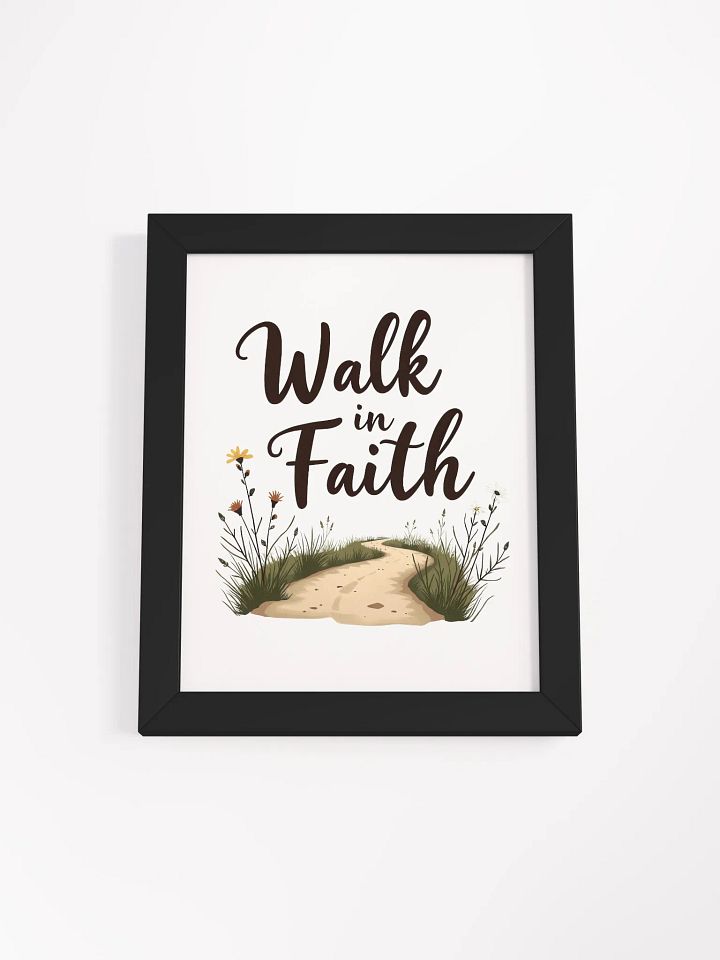 Faithful Path Framed Matte Poster product image (1)