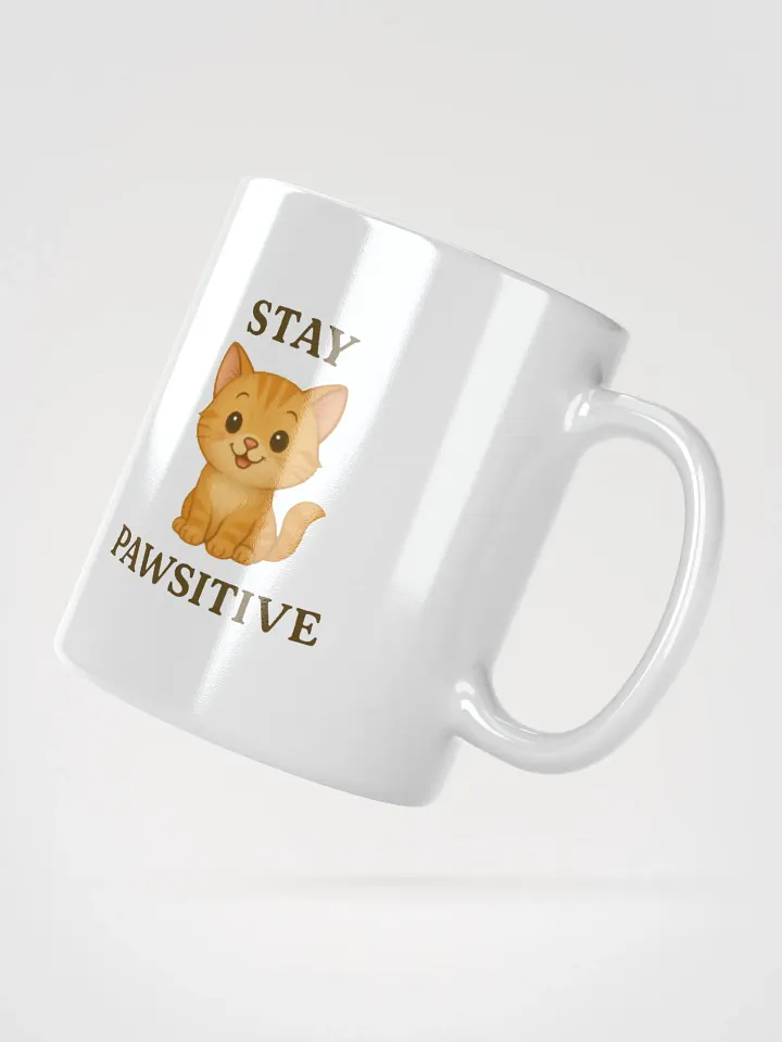 Pawsitivi-tea: White Glossy Mug product image (6)