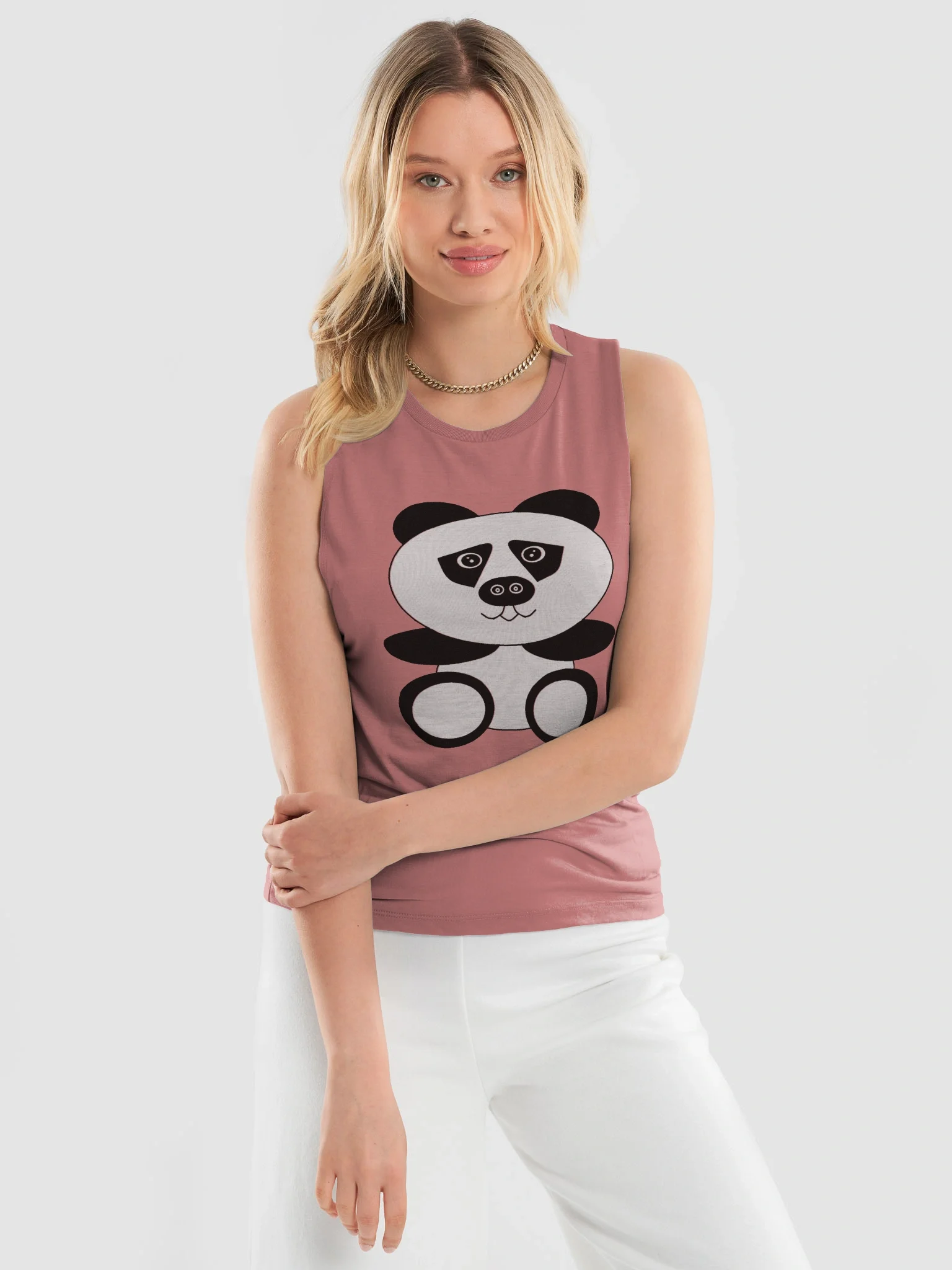 Panda Power Women's Flowy Muscle Tank product image (3)