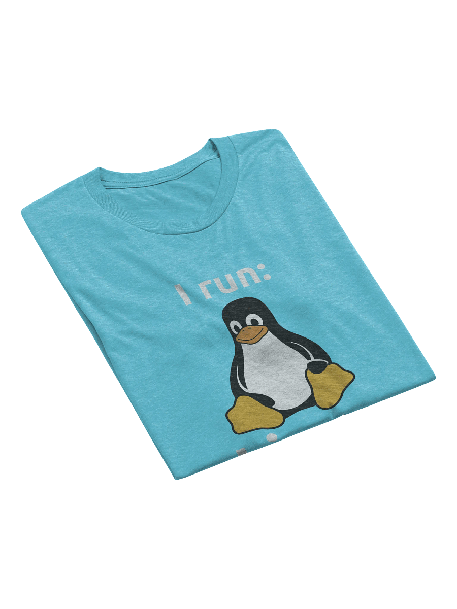 "I Run Linux" T-Shirt product image (2)