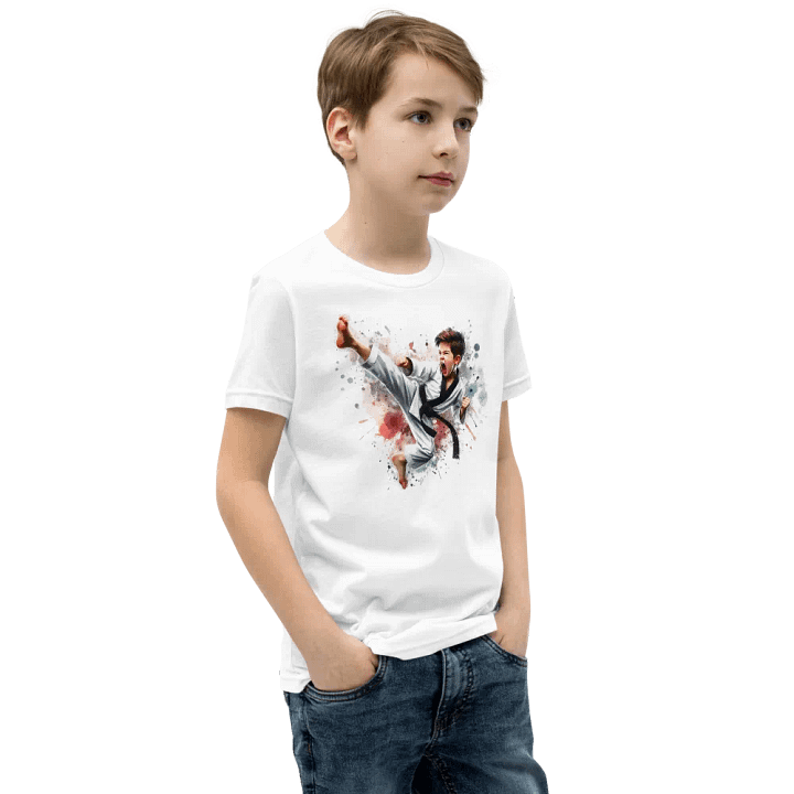 Youth Taekwondo Kick Splash Tee product image (2)