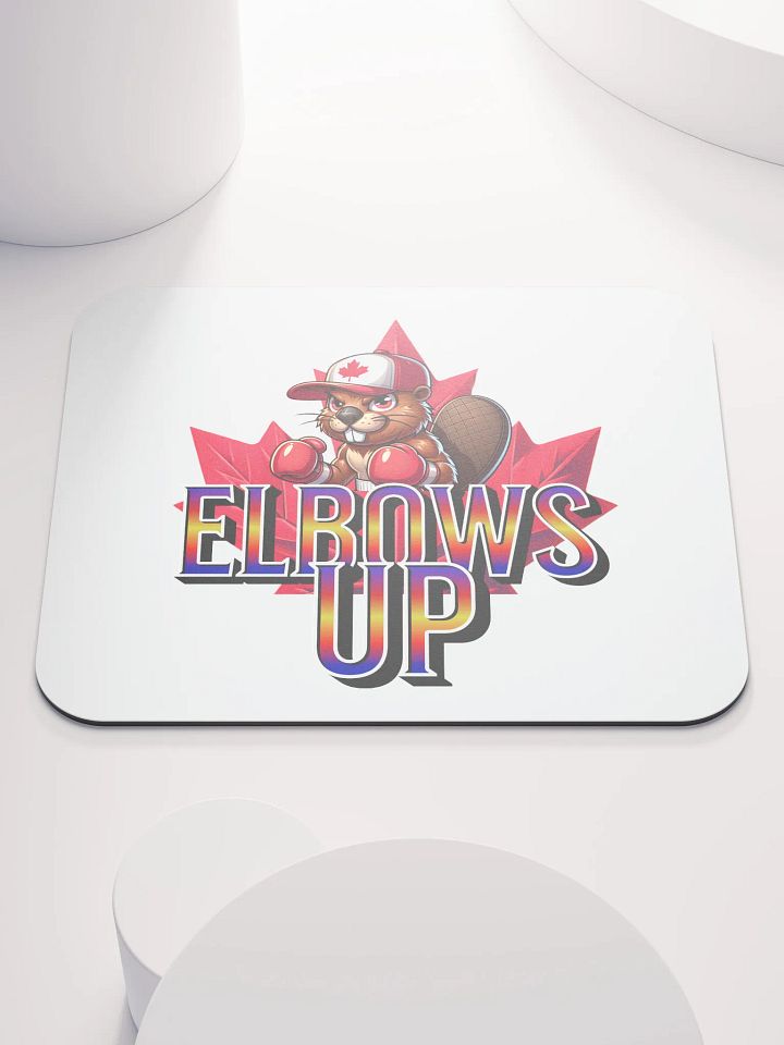 Elbow Up Maple Leaf Beaver Boxing Mauler Mouse Pad product image (2)