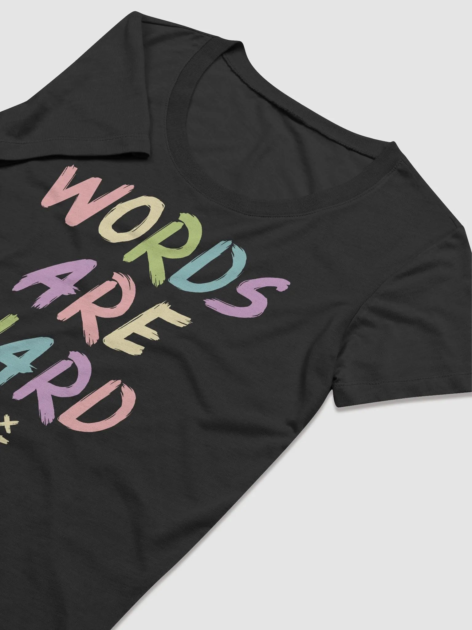 Words Are Hard (Chalk) Women's Tee product image (3)
