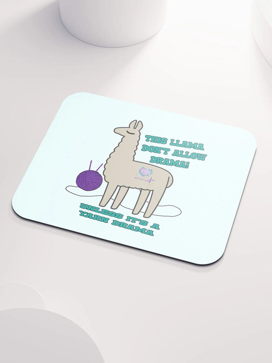 No Drama Lama Mouse Pad product image (3)