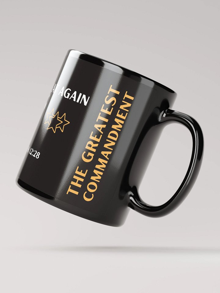 Make the Shema Great Again Black Glossy Mug product image (2)