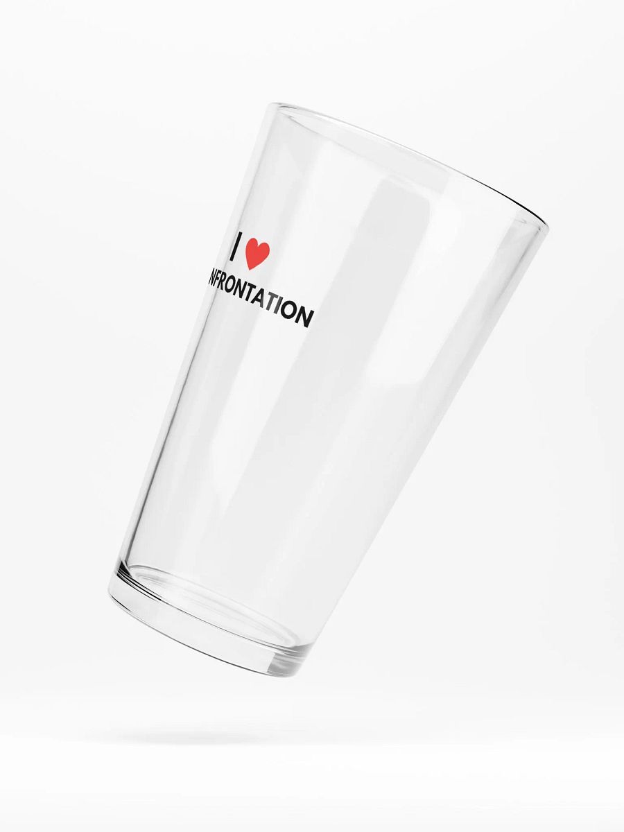 I <3 Confrontation pint glass product image (5)