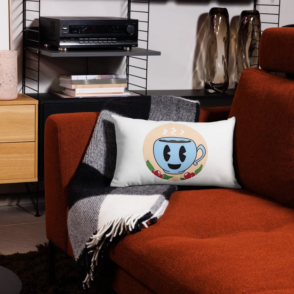 Coffee Cup Logo Pillow - Soft & Cozy Home Decor product image (15)