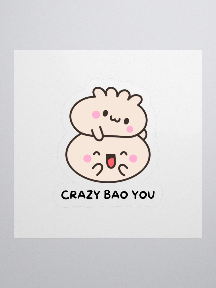 Crazy Bao You - Kawaii Hugging Dumplings Sticker product image (1)