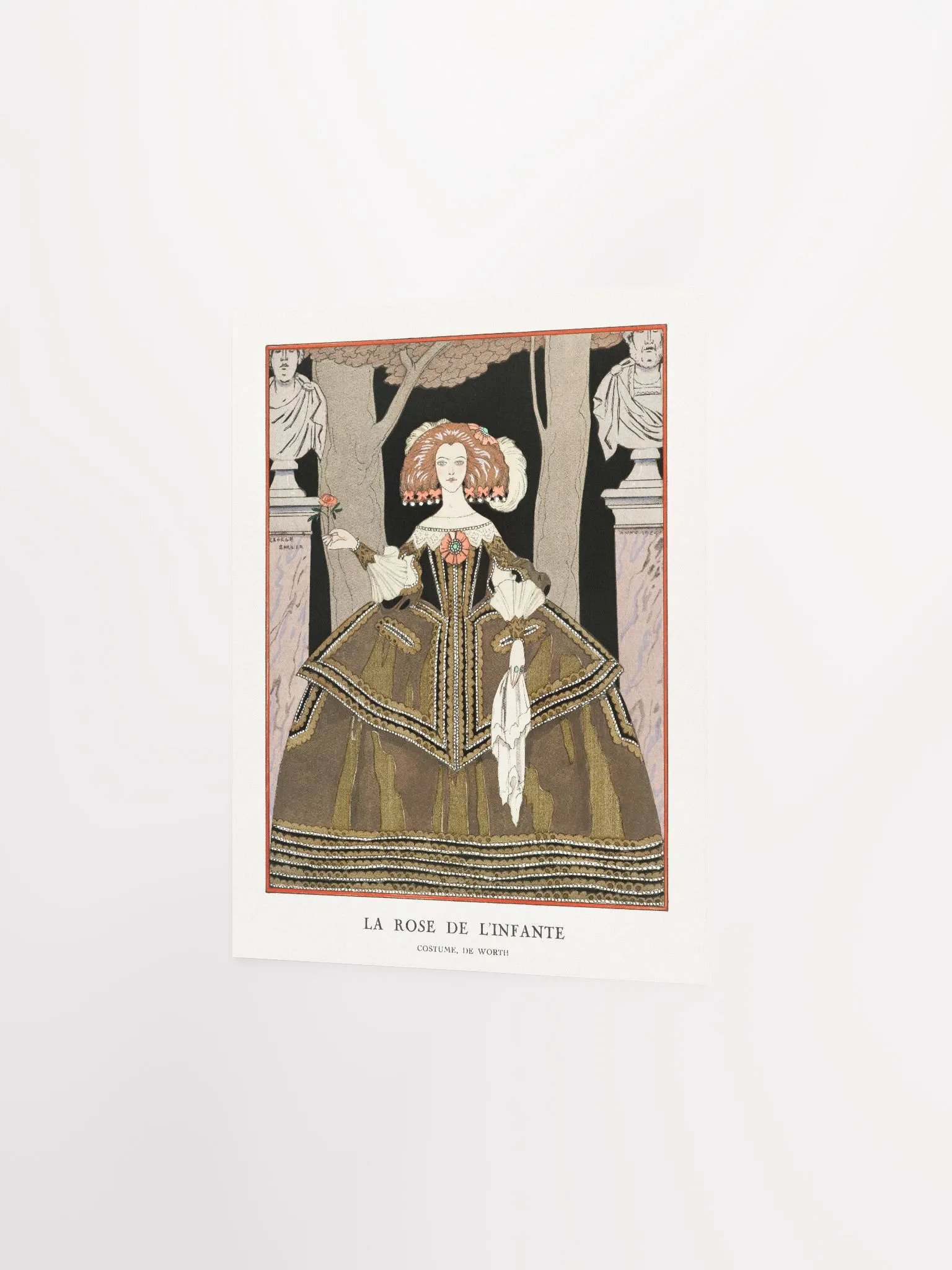 La rose de l’infante ; Costume, de Worth (1924) Vintage Art Print by George Barbier product image (24)