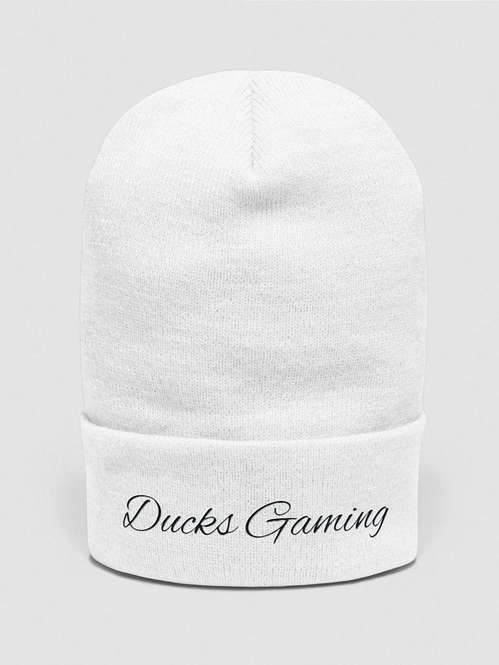 Ducks Gaming Plane Beanie Black Lettering product image (1)