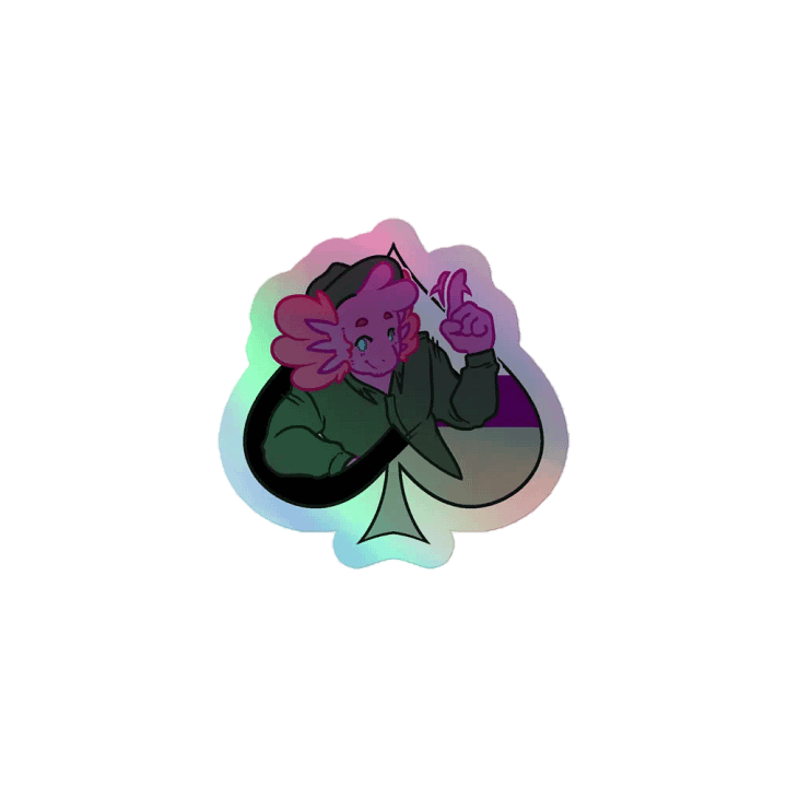 Demisexual in Spades | Kiss-Cut Sticker product image (1)