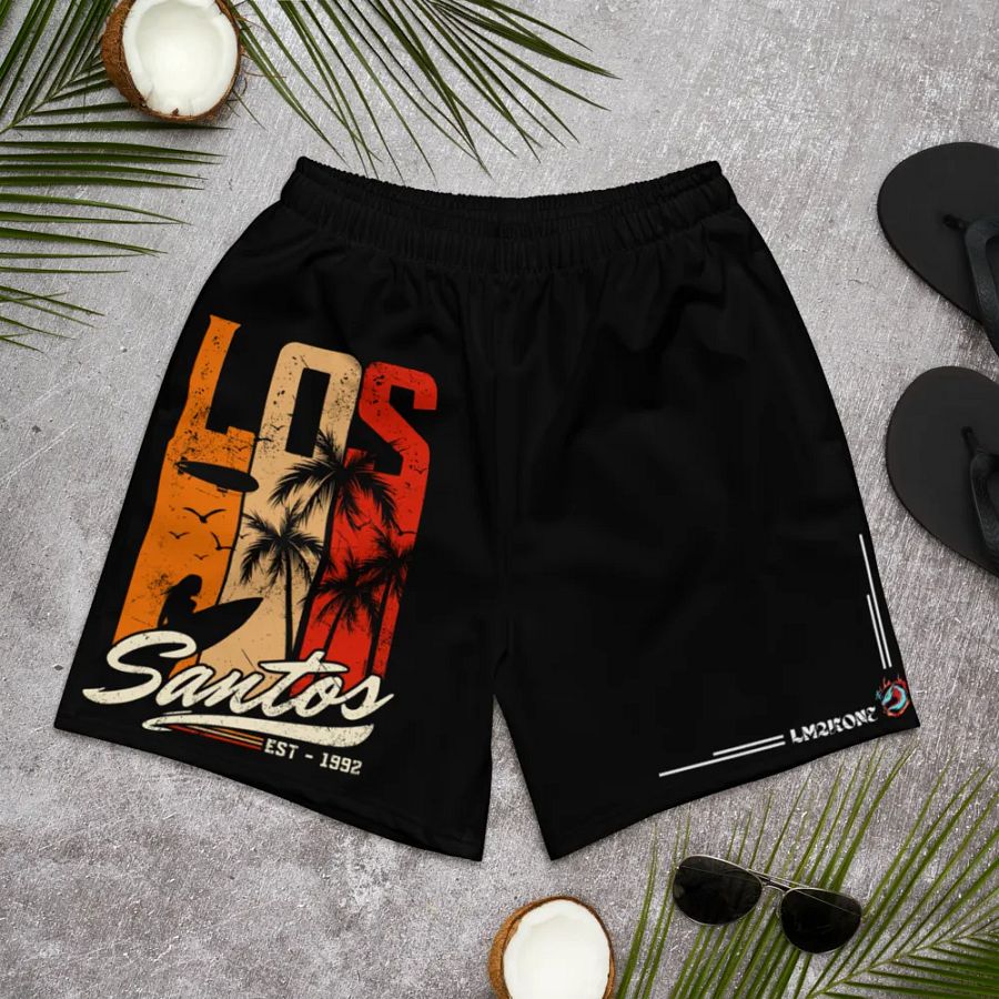 Sunset Vibes Los Santos - Athletic Shorts product image (2)