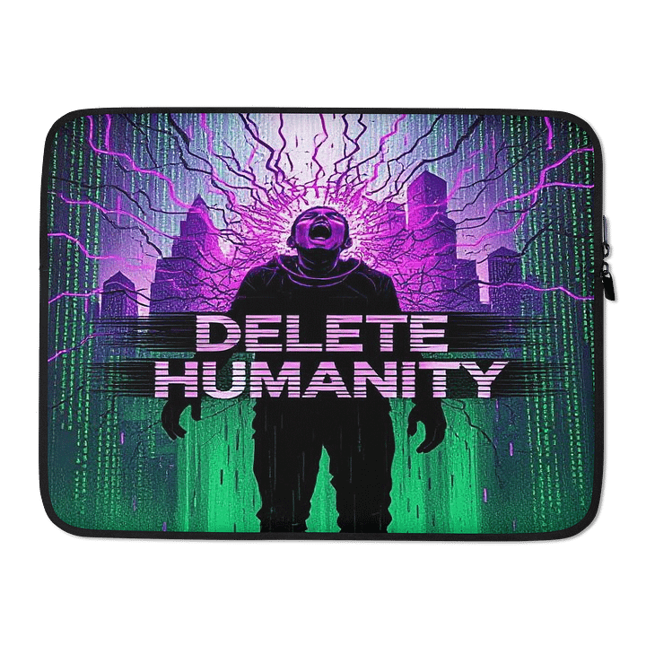 Delete Humanity Laptop Sleeve product image (2)