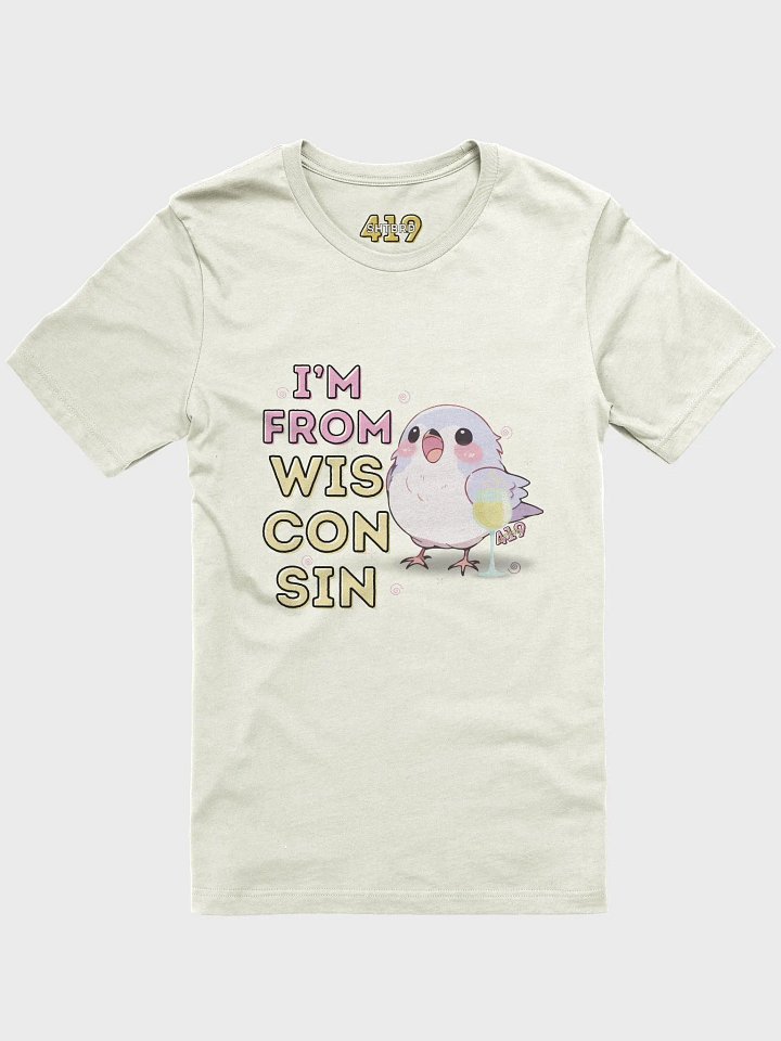 I'm From Wisconsin Bright-Colored T-Shirt product image (1)