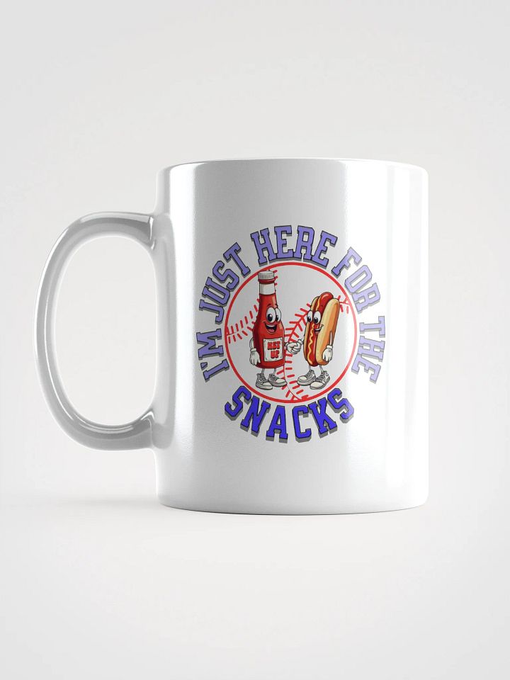 Im Just Here For The Snacks Baseball Buddies Mug product image (1)
