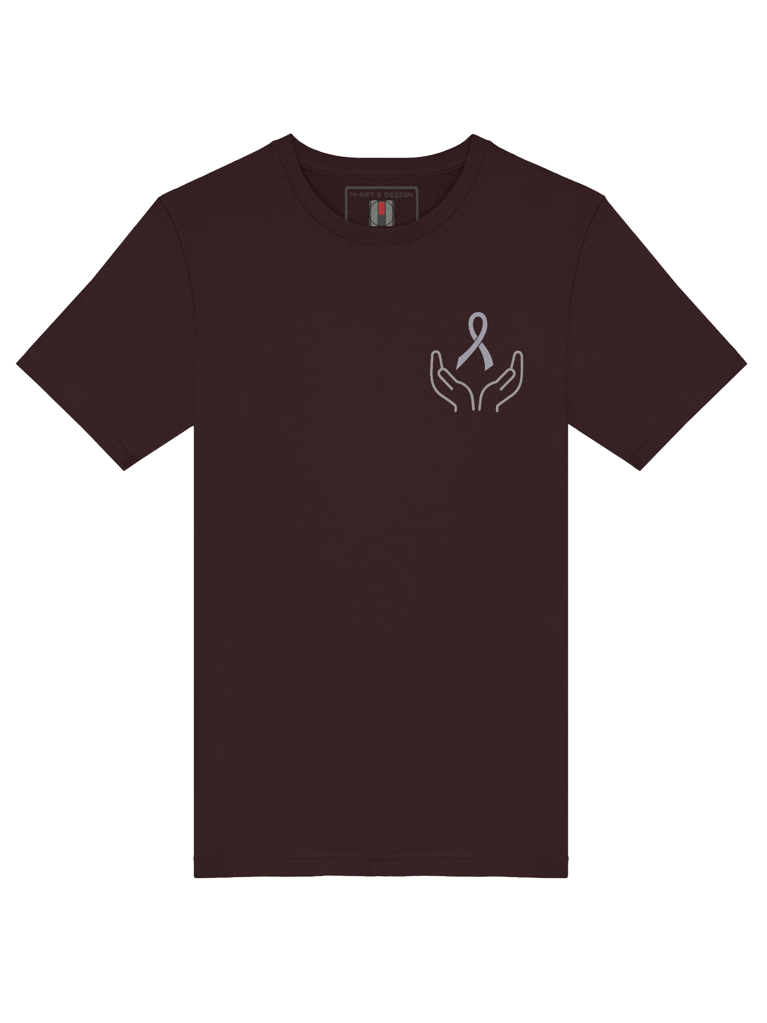 General Cancer Awareness Unisex T-Shirt, Lavender Ribbon Hands Tee, product image (45)