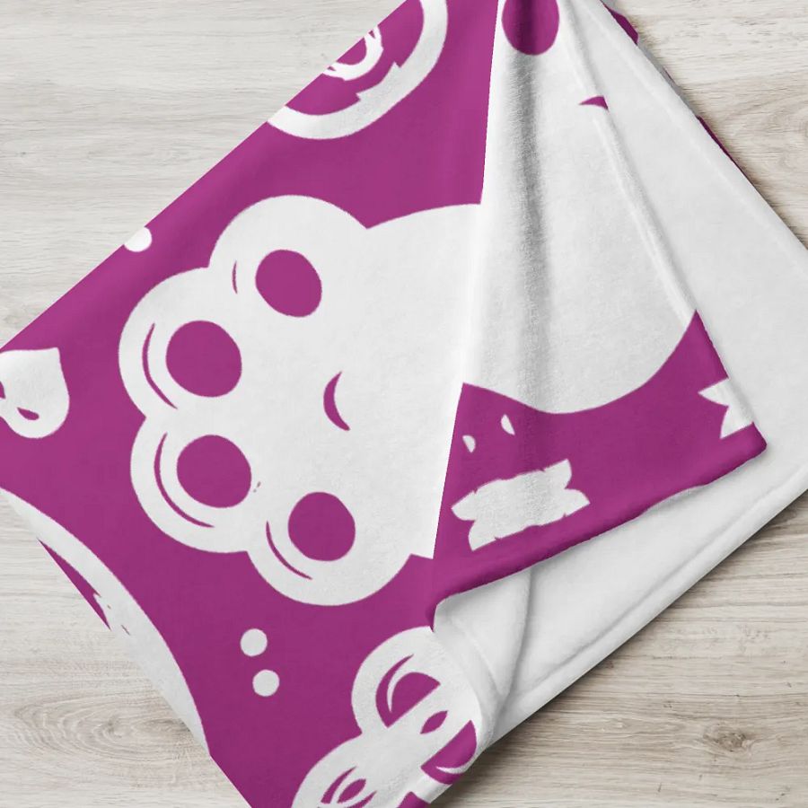Playful Paws Symmetrical Splendor Throw Blanket product image (17)