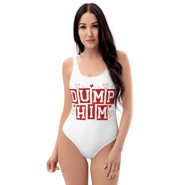 'DUMP HIM' All-Over Swimsuit product image (1)
