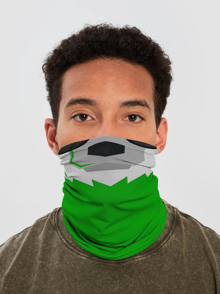 Panda Face Neck Gaiter (GREEN) product image (1)