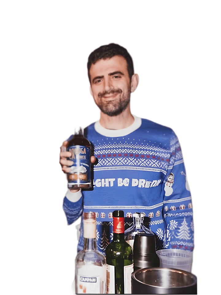 Blue Tree Knit Sweater product image (1)