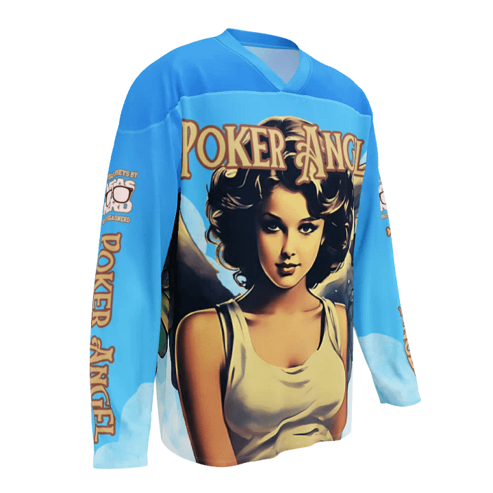Heavenly Poker Angel Unisex Polyester Jersey product image (1)