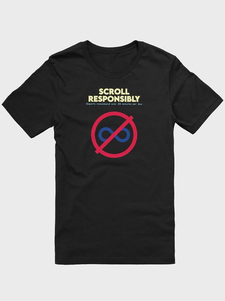 Anti-Infinite Scroll Message T-shirt product image (1)