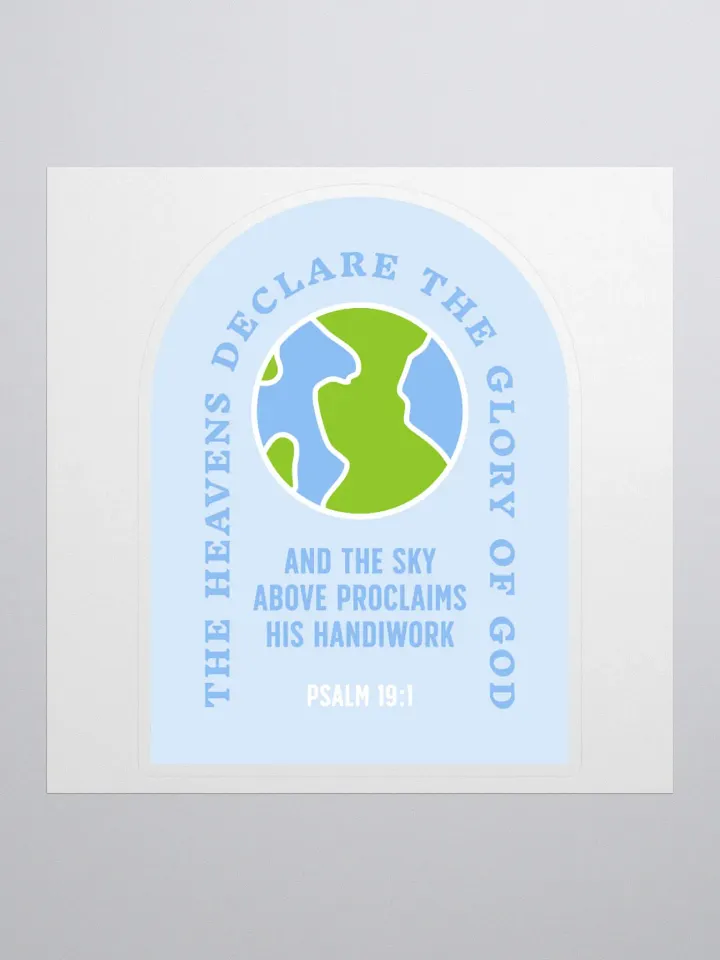Psalm 19:1 Sticker product image (1)