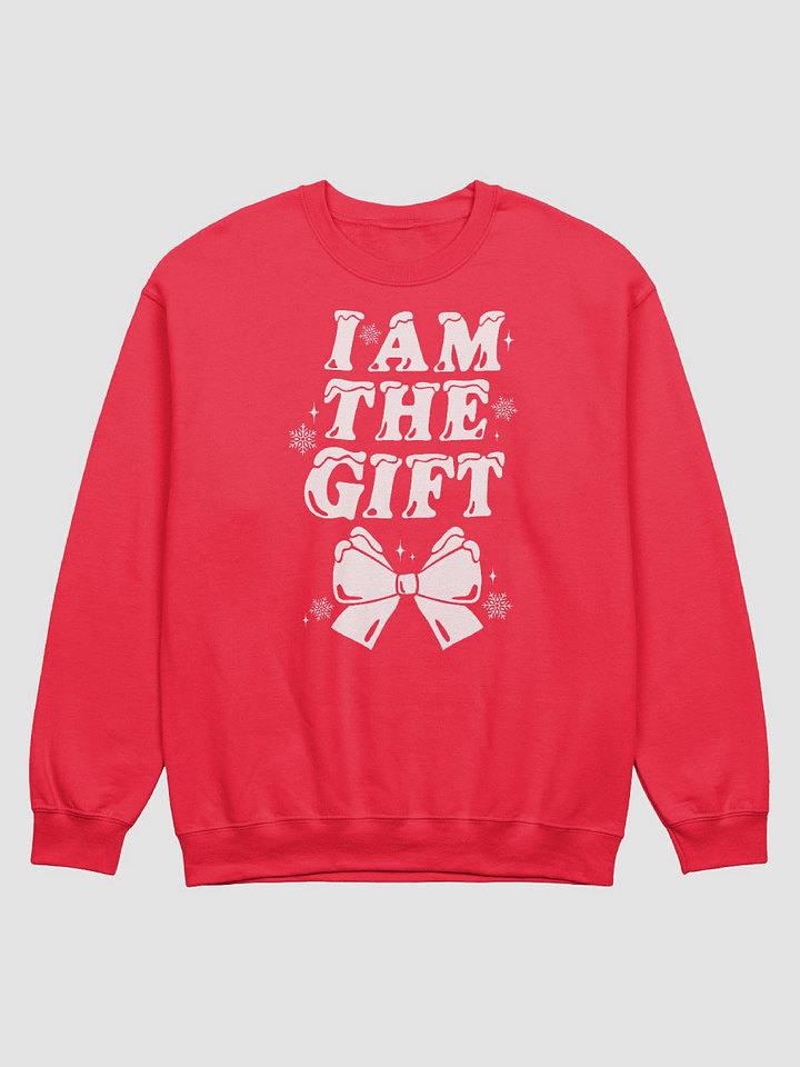 "I Am The Gift" Crewneck - Red product image (1)