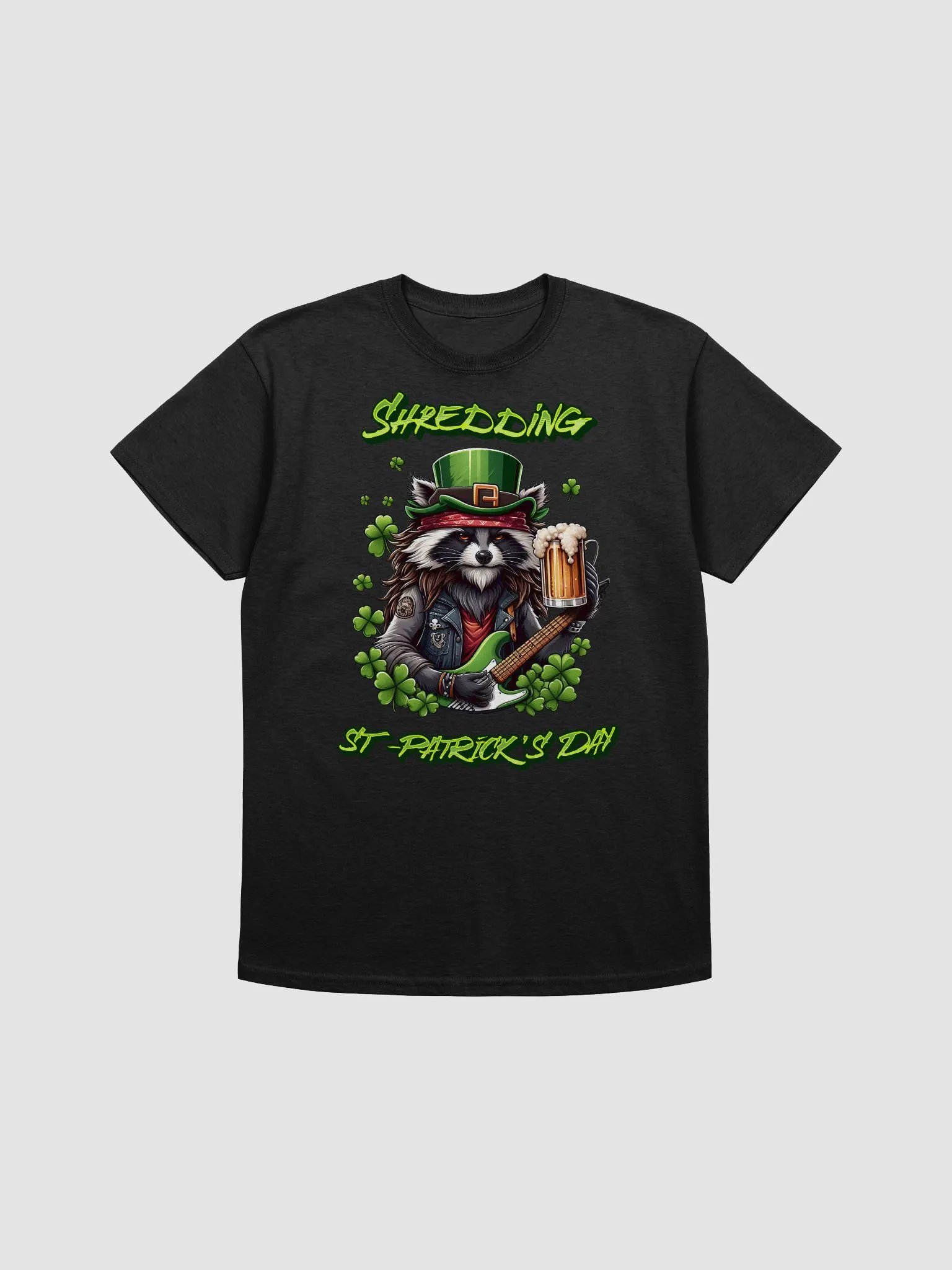 St-Patrick's Day cool Racoon shredder product image (3)