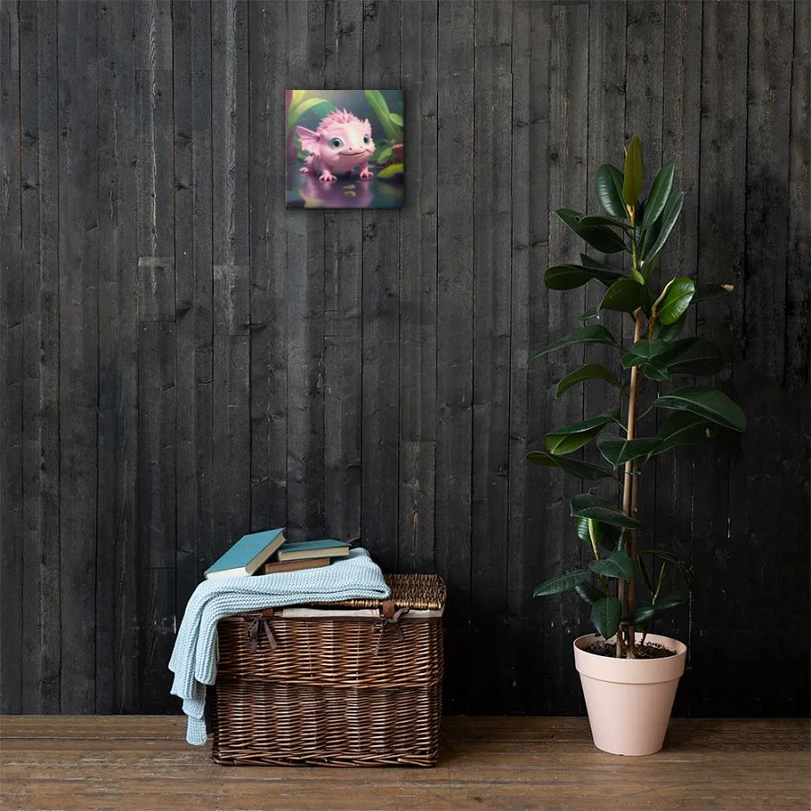 Endangered Species - Mexico - Axolotl Canvas Art product image (4)