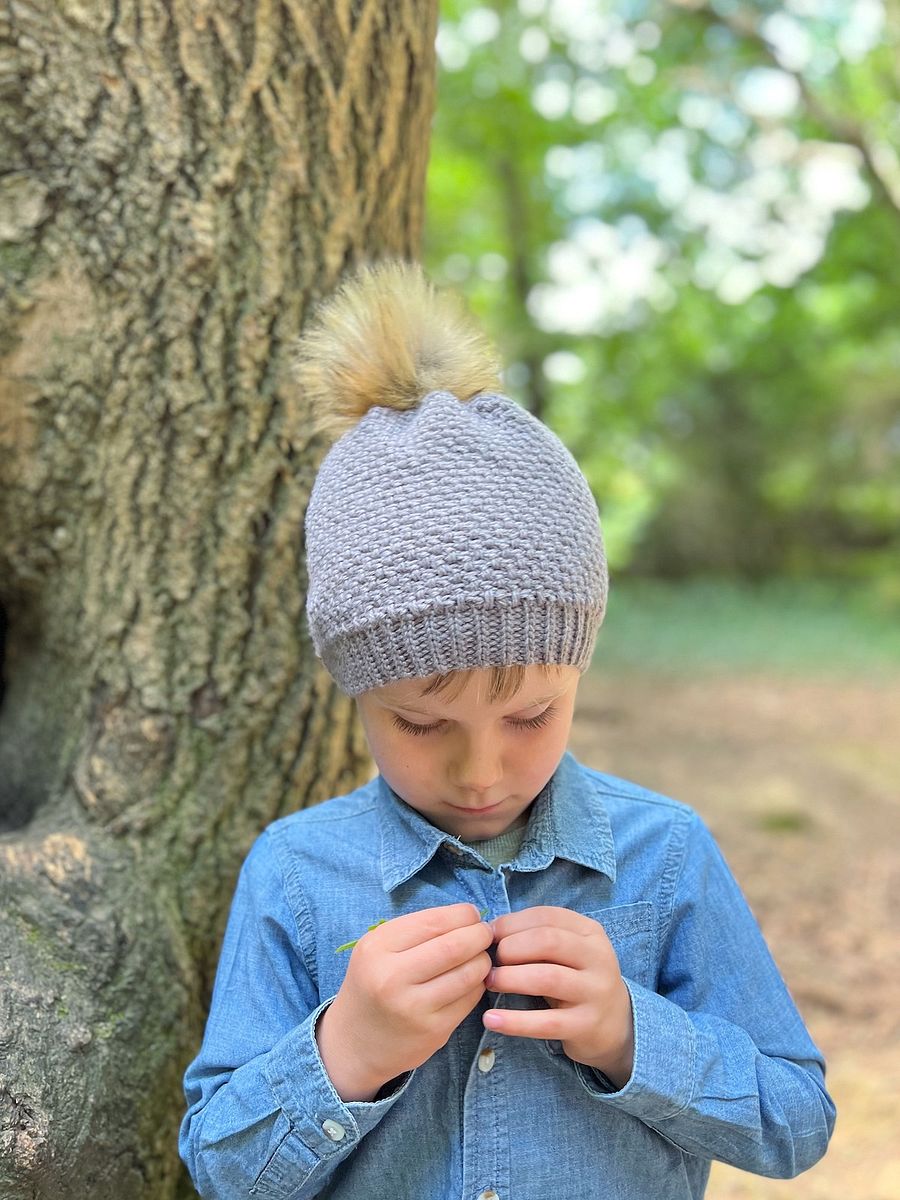 Herringbone Moss Winter Crochet Hat Pattern Baby to Adult Sizes product image (5)