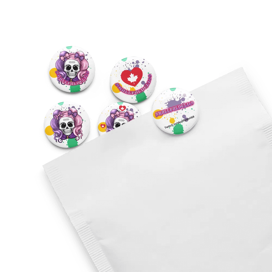 Moonlit Skull Pigtails Pin Set product image (13)