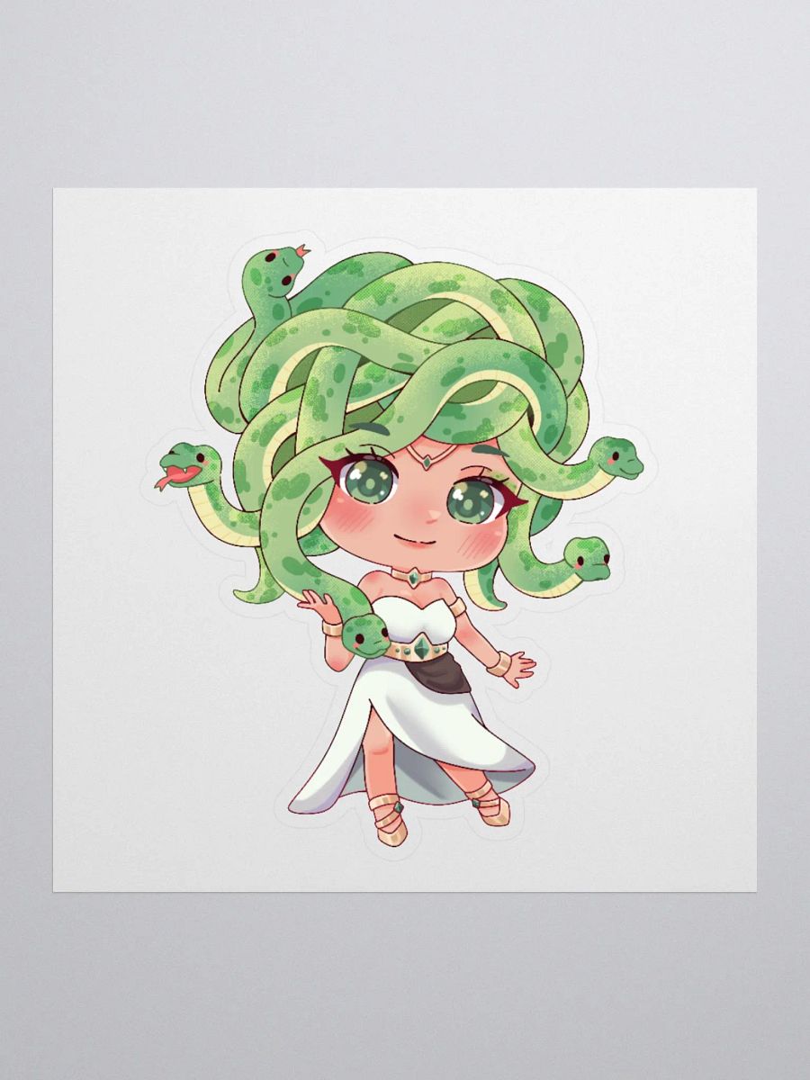 Chibi Medusa Kisscut Sticker product image (1)