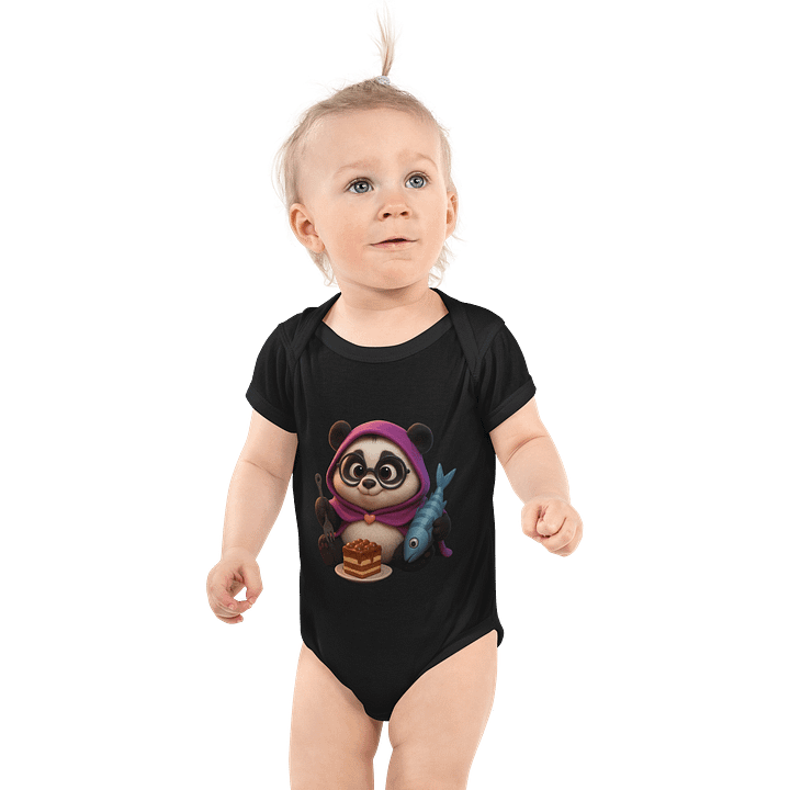 Yummy Panda - Baby Short Sleeve Bodysuit product image (1)